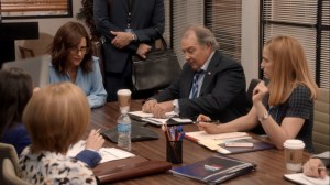 Pledge- Team Selina debates how to counter Kemi Talbot- Veep, HBO