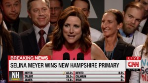 South Carolina- Selina wins in New Hampshire- Veep, HBO