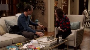 Super Tuesday- Andrew tells Selina that they need a fall guy for the Meyer Fund- Veep, HBO