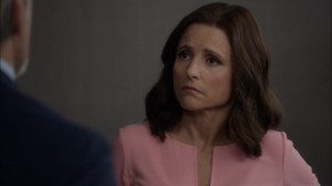 Super Tuesday- Selina learns of Andrew's apparent death- Veep, HBO