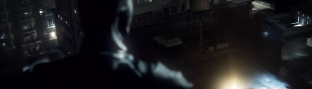 The Beginning- The Batman looks down at Jim, Harvey, and Alfred- Gotham, Fox