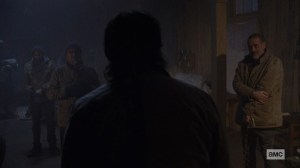 The Storm- Eugene tells everyone that they have to relocate- AMC, The Walking Dead