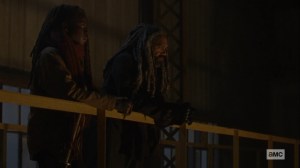 The Storm- Ezekiel tells Michonne that he wants to do right for his people- AMC, The Walking Dead