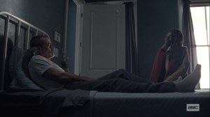 The Storm- Michonne and Negan talk- AMC, The Walking Dead