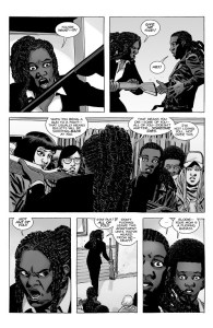The Walking Dead #190- Michonne stops Elodie and her friends from going out to fight