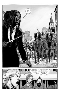 The Walking Dead #190- Pamela arrives in town and accuses Rick of trying to overthrow her