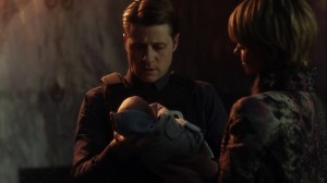 They Did What- Jim holds his daughter- Gotham, Fox