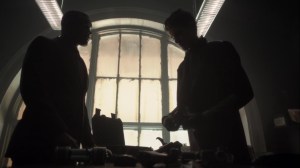 They Did What- Lucius and Bruce look over some weapons- Gotham, Fox