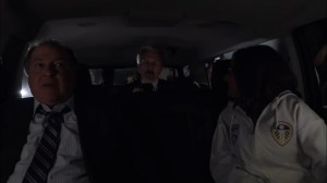 Oslo- Angry mob meets Selina when she arrives back in America- Veep, HBO