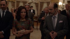 Oslo- Leon talks with Selina about preparing her speech- Veep, HBO