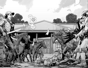 The Walking Dead #191- Pamela's army versus Rick and survivors