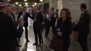 Veep- Selina gets applause for breaking the transgender bathroom law- HBO