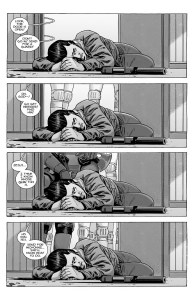 The Walking Dead #192- Carl reacts after killing a reanimated Rick