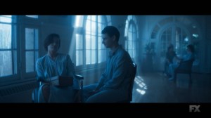 Chapter 22- Charles sits with Gabrielle at the mental institution- Legion, FX