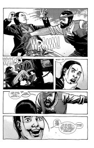 The Walking Dead #193- Carl punches Hershel