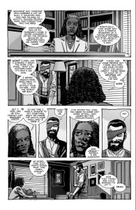 The Walking Dead #193- Michonne tells Carl about how she reclaimed her last name