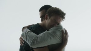 Chapter 27- David and Charles hug- Legion, FX