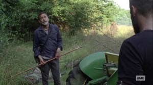 Ghosts- Aaron tells Negan about the approaching walkers- AMC, The Walking Dead
