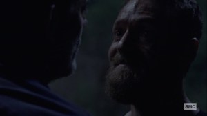 Ghosts- Aaron tells Negan that he failed his wife- AMC, The Walking Dead