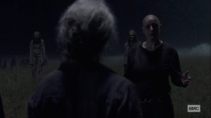 Ghosts- Alpha wants Carol to fear her- AMC, The Walking Dead