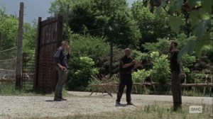 Ghosts- Gabriel tells Aaron that Negan is going with him- AMC, The Walking Dead