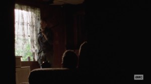 Ghosts- Negan and Aaron in the cabin- AMC, The Walking Dead