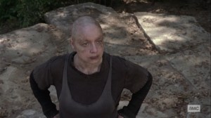 Lines We Cross- Alpha stares down Carol- AMC, The Walking Dead