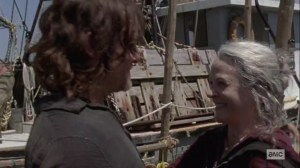 Lines We Cross- Daryl and Carol hug- AMC, The Walking Dead