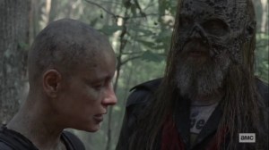 We Are the End of the World- Beta informs Alpha that he saw smoke by the border- AMC, The Walking Dead