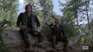 Bonds- Carol and Daryl watch the walker swarm get bigger- AMC, The Walking Dead