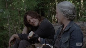 Bonds- Carol gives Daryl some bread- AMC, The Walking Dead