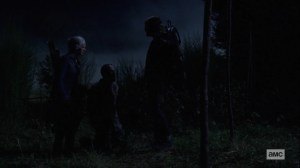 Bonds- Carol takes a Whisperer hostage- AMC, The Walking Dead