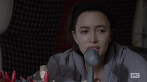 Bonds- Rosita calls Eugene- AMC, The Walking Dead