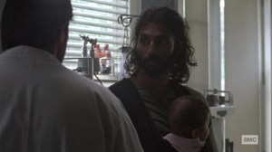 Bonds- Siddiq talks with Dante- AMC, The Walking Dead