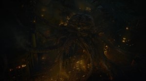 Little Fear of Lightning- Giant alien squid in New York City- HBO, Watchmen