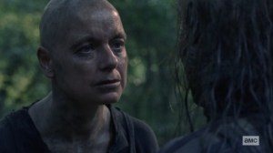 Open Your Eyes- Alpha asks Carol about the man with the metal arm- AMC, The Walking Dead