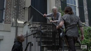 Open Your Eyes- Carol and Daryl argue over whether to get Lydia involved- AMC, The Walking Dead