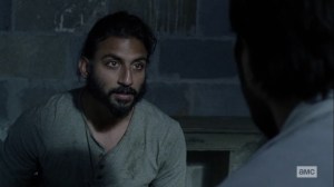 Open Your Eyes- Siddiq realizes that Dante gave hemlock to the prisoner- AMC, The Walking Dead