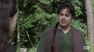 The World Before- Eugene offers his condolences to Rosita- AMC, The Walking Dead
