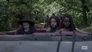 The World Before- Luke tells Judith about the road to the library- AMC, The Walking Dead