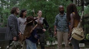 The World Before- Michonne bids farewell to the others- AMC, The Walking Dead