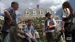 What It Always Is- Earl, Alden, Eugene, and Yumiko discuss reconstruction at Hilltop- AMC, The Walking Dead