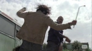 What It Always Is- Negan bashes Brandon's head with a stone- AMC, The Walking Dead