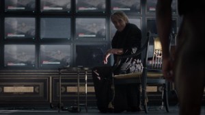 A God Walks Into a Bar- Adrian Veidt greets Jon- HBO, Watchmen