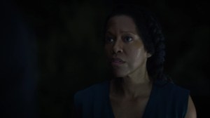 A God Walks Into a Bar- Angela wants Jon to ask her grandfather how he knew about Judd Crawford- HBO, Watchmen