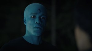 A God Walks Into a Bar- Manhattan is confused- HBO, Watchmen