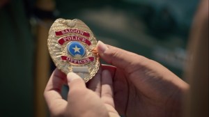 An Almost Religious Awe- Angela receives a police badge- HBO, Watchmen