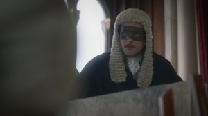 An Almost Religious Awe- Game Warden announces that Veidt will be judged by a jury of his peers- HBO, Watchmen