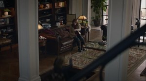 An Almost Religious Awe- Laurie falls through a trap door- HBO, Watchmen