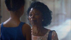 An Almost Religious Awe- Older June, played by Valeri Ross, meets Angela for the first time- HBO, Watchmen